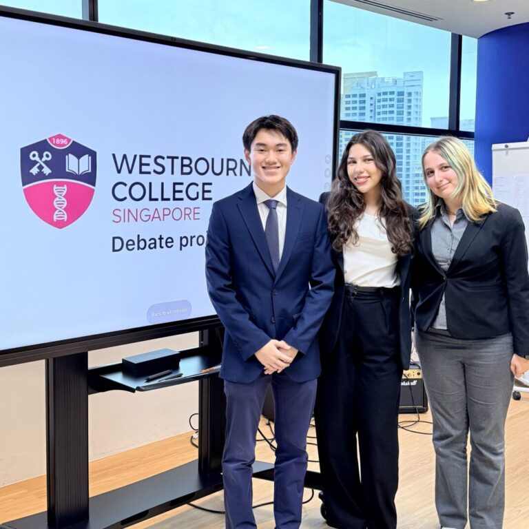 Westbourne College (Singapore) debate students